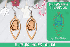 Christmas Earrings SVG Bundle 75 - CraftNest - Digital Crafting and Art