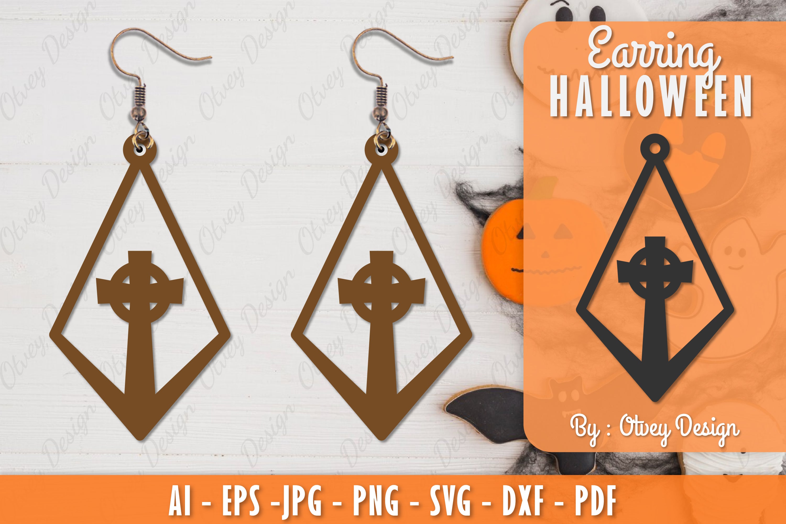 Earring Halloween Lasercut SVG Bundle 144 - CraftNest - Digital Crafting and Art