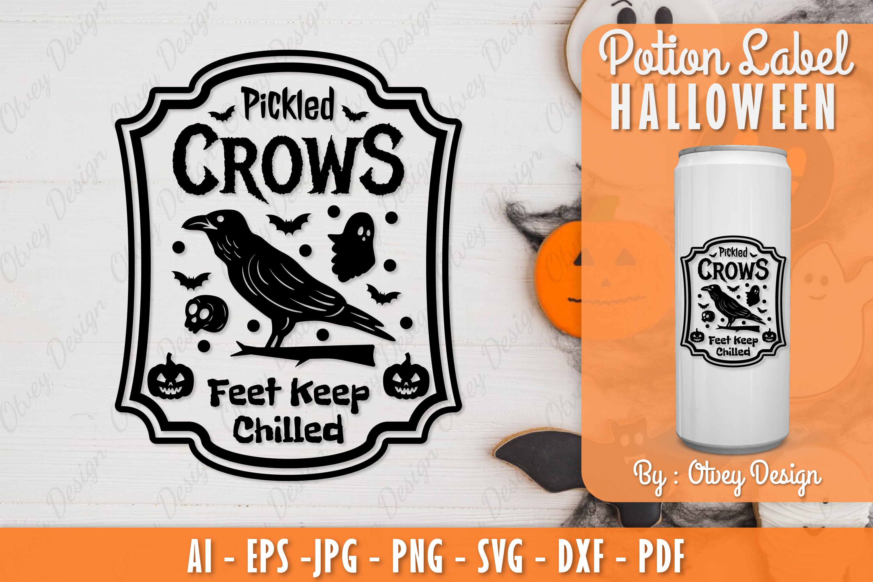 Halloween Potion Label SVG Bundle 18 - CraftNest - Digital Crafting and Art