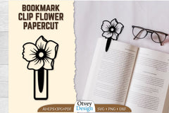 Clip Bookmark Flower SVG Bundle 7 - CraftNest - Digital Crafting and Art