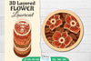 3D Layered Flower Lasercut SVG Bundle