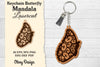 Butterfly Mandala Keychain SVG Bundle