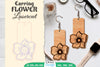 Earring Flower Lasercut SVG Bundle