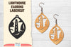 Lighthouse Earring Lasercut SVG Bundle
