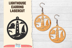 Lighthouse Earring Lasercut SVG Bundle 22 - CraftNest - Digital Crafting and Art
