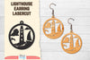 Lighthouse Earring Lasercut SVG Bundle