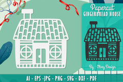 Gingerbread House Papercut SVG Bundle 10 - CraftNest - Digital Crafting and Art