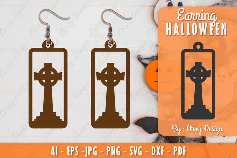 Earring Halloween Lasercut SVG Bundle 58 - CraftNest - Digital Crafting and Art