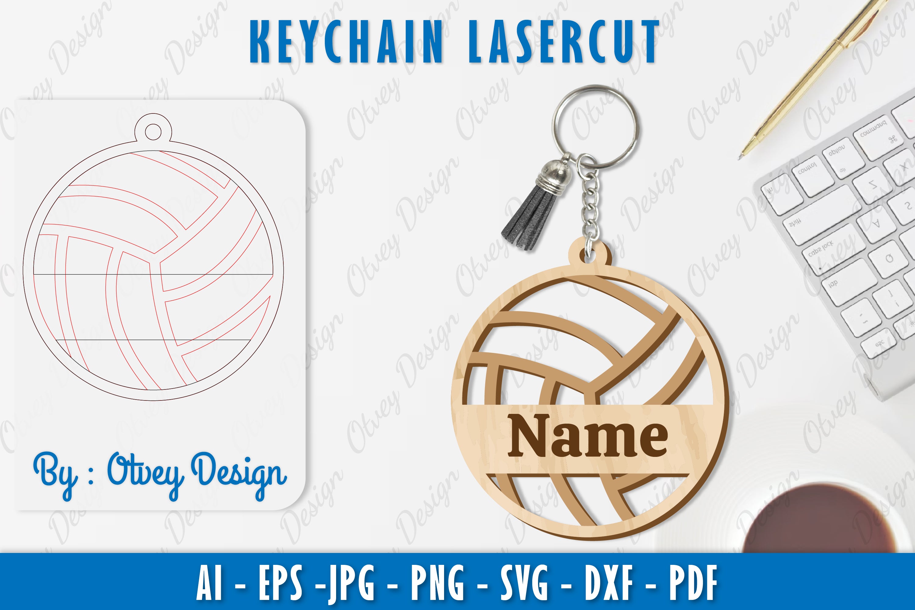Ball Keychain SVG Bundle 18 - CraftNest - Digital Crafting and Art
