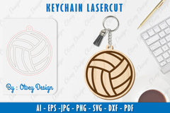 Ball Keychain SVG Bundle 8 - CraftNest - Digital Crafting and Art