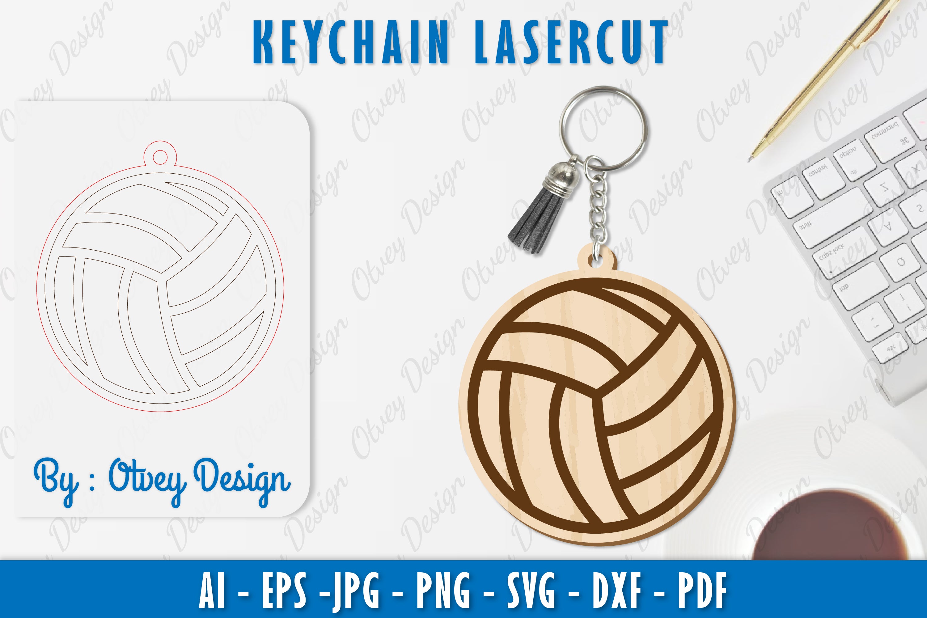 Ball Keychain SVG Bundle 8 - CraftNest - Digital Crafting and Art
