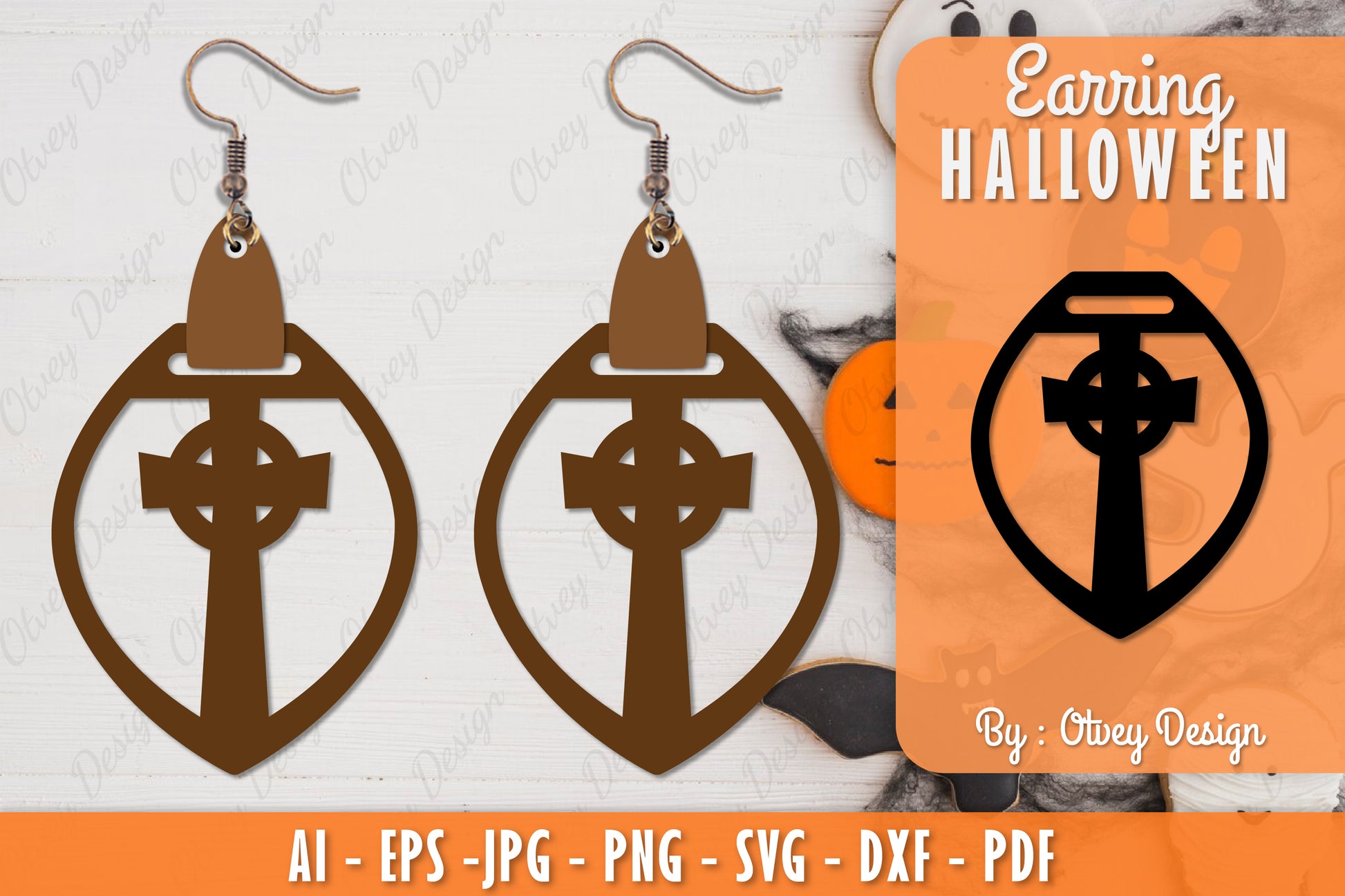 Earring Halloween Lasercut SVG Bundle 289 - CraftNest - Digital Crafting and Art