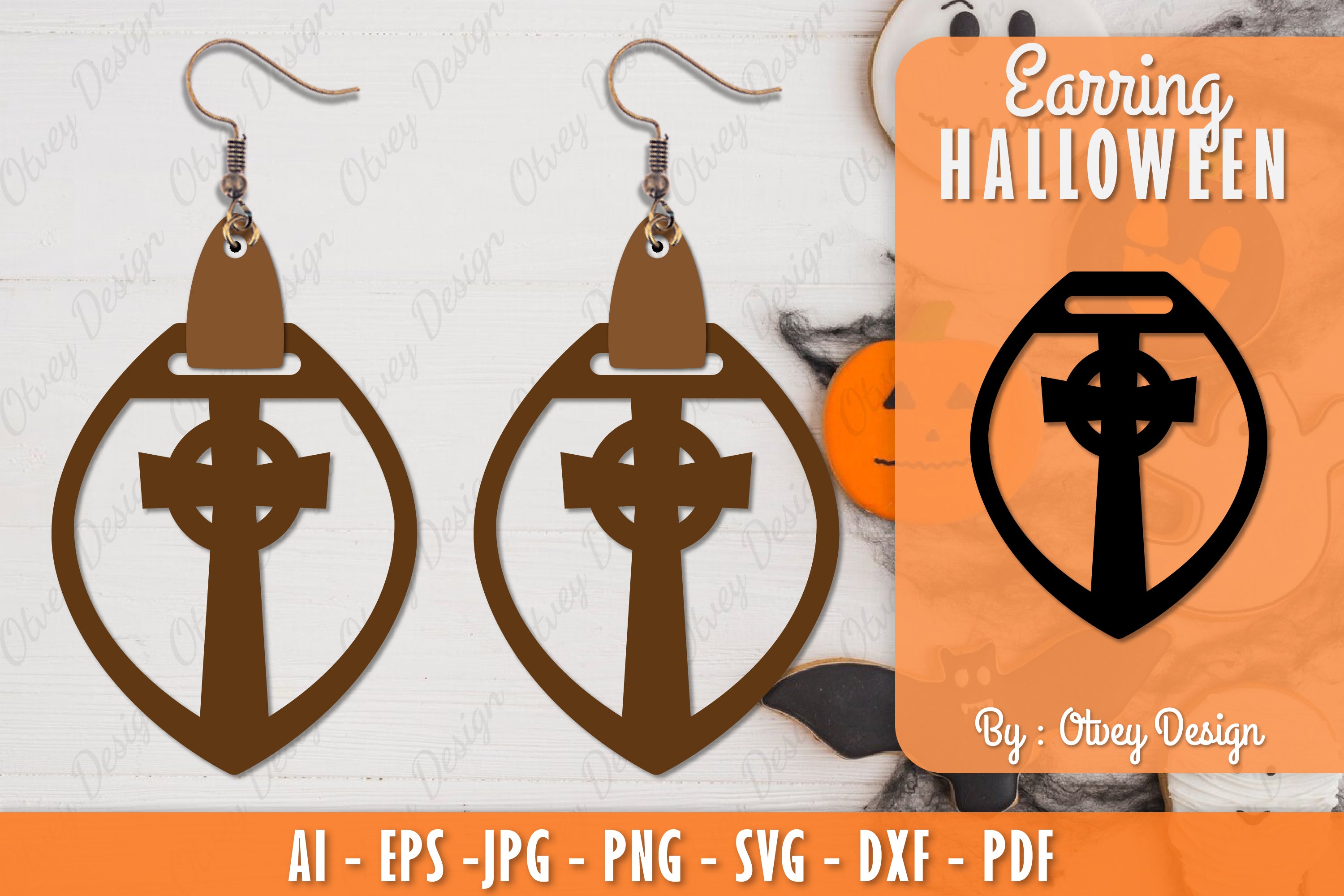 Earring Halloween Lasercut SVG Bundle 289 - CraftNest - Digital Crafting and Art