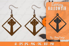 Earring Halloween Lasercut SVG Bundle 230 - CraftNest - Digital Crafting and Art