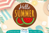 Summer Round Door Hanger SVG Bundle