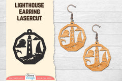 Lighthouse Earring Lasercut SVG Bundle 81 - CraftNest - Digital Crafting and Art
