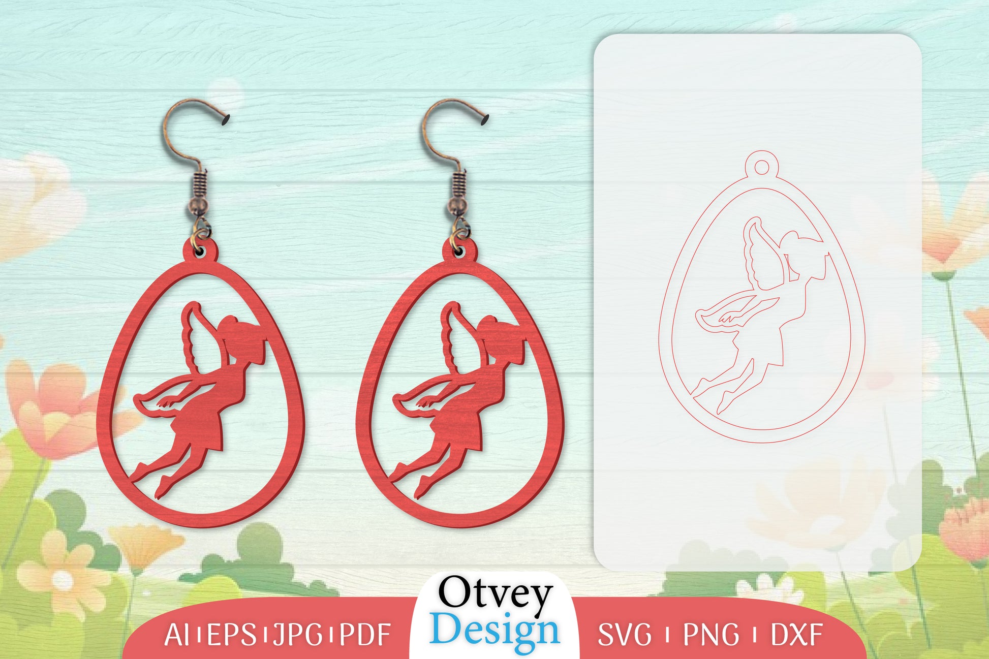 Fairy Earring Lasercut SVG Bundle 39 - CraftNest - Digital Crafting and Art