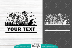 Easter Bunny Garden Scene SVG Bundle 14 - CraftNest - Digital Crafting and Art