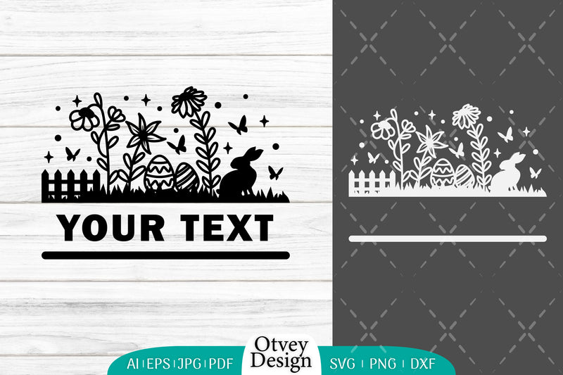 Easter Bunny Garden Scene SVG Bundle 14 - CraftNest - Digital Crafting and Art
