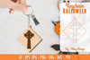 Keychain Halloween Lasercut SVG Bundle