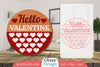Welcome Sign Valentine Door Lasercut SVG Bundle