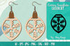 Snowflake Earring Lasercut SVG Bundle