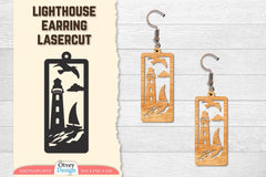 Lighthouse Earring Lasercut SVG Bundle 46 - CraftNest - Digital Crafting and Art