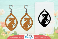 Earring Rabbit Lasercut SVG Bundle 43 - CraftNest - Digital Crafting and Art
