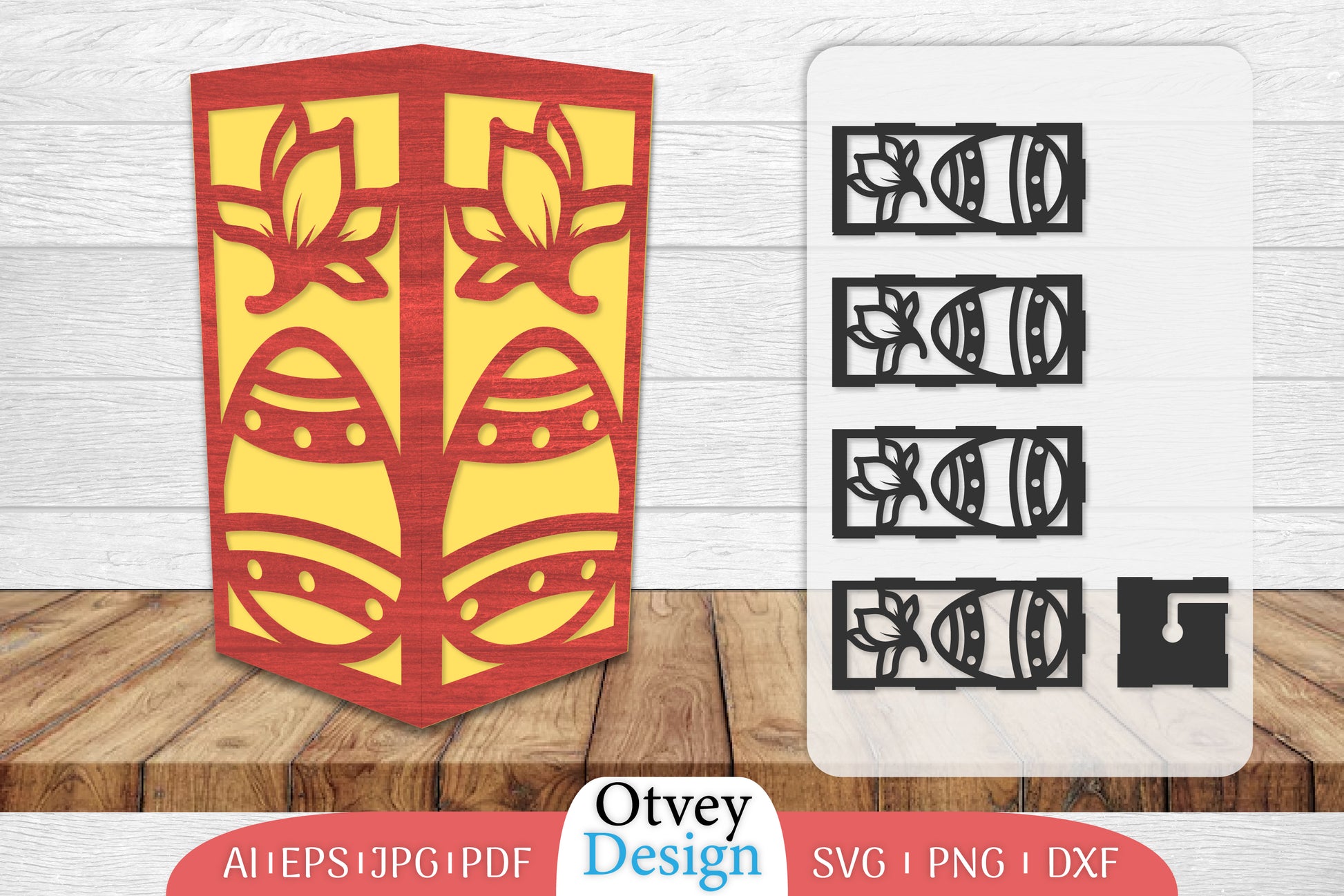 Happy Easter Lamp Lasercut SVG Bundle 10 - CraftNest - Digital Crafting and Art