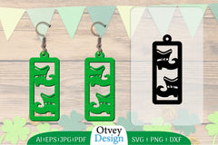 St Patrick's Day Earring Lasercut SVG Bundle 86 - CraftNest - Digital Crafting and Art