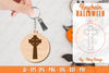 Keychain Halloween Lasercut SVG Bundle