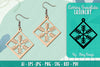 Snowflake Earring Lasercut SVG Bundle