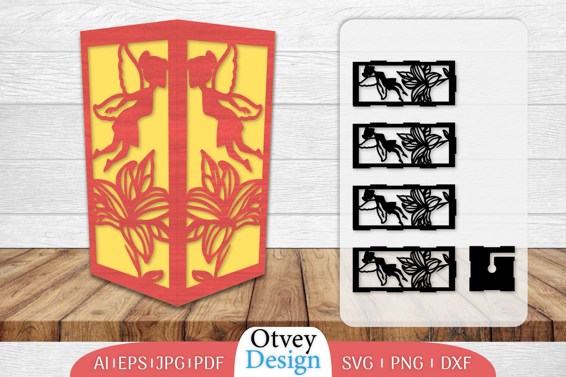 Fairy Lamp Lasercut SVG Bundle 7 - CraftNest - Digital Crafting and Art