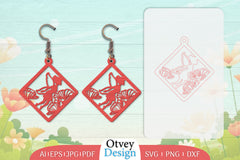 Fairy Earring Lasercut SVG Bundle 23 - CraftNest - Digital Crafting and Art