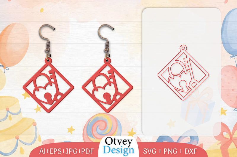 13th Birthday Earrings Lasercut SVG Bundle 3 - CraftNest - Digital Crafting and Art