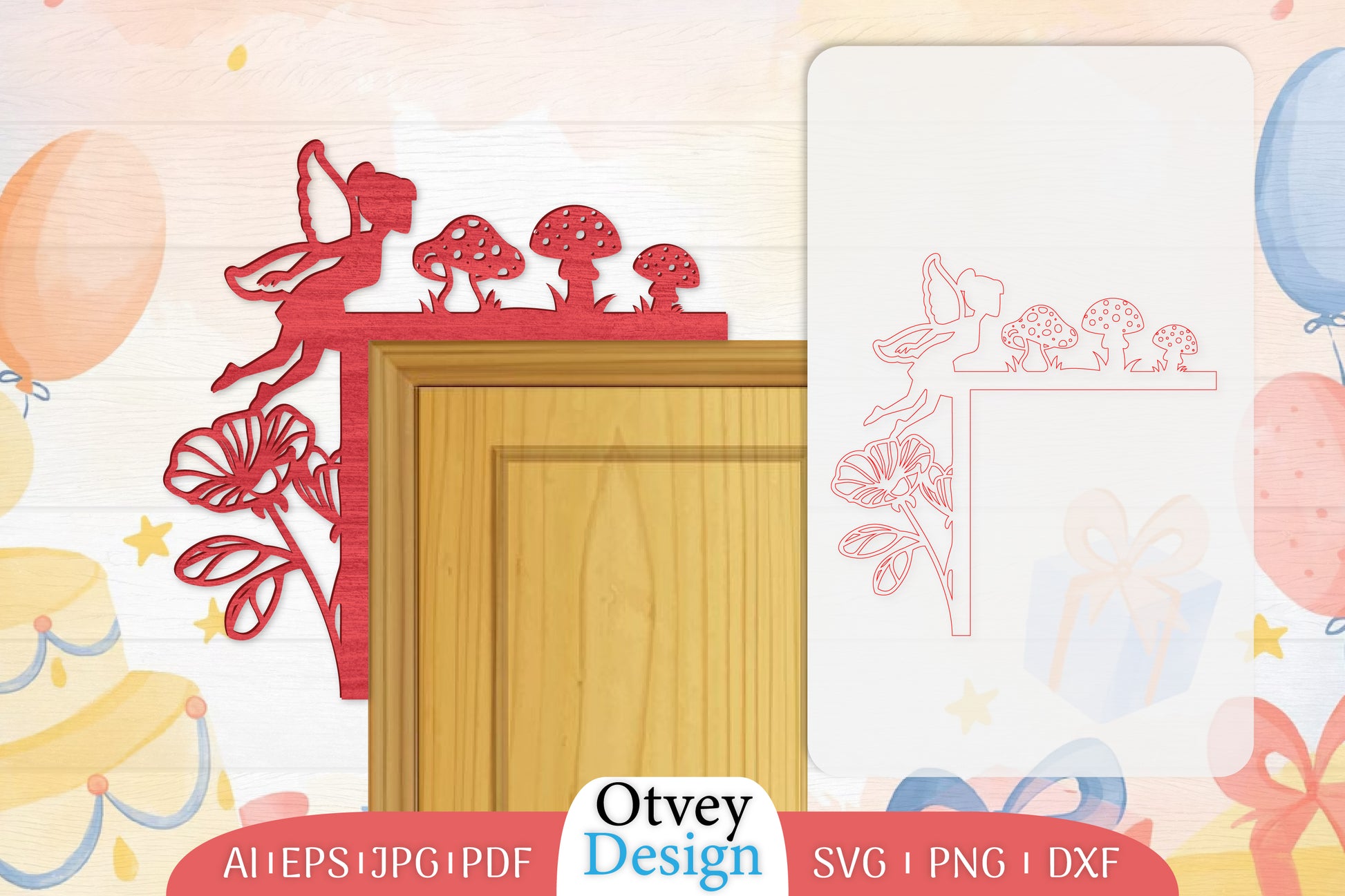 Fairy Door Corner Lasercut SVG Bundle 7 - CraftNest - Digital Crafting and Art