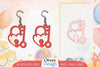 Birthday Earrings Lasercut SVG Bundle