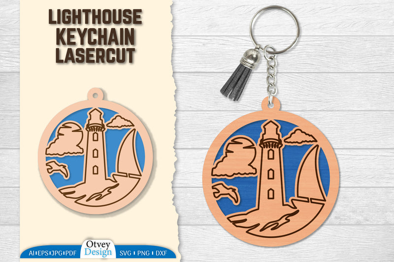 Lighthouse Lasercut Ornament SVG Bundle 12 - CraftNest - Digital Crafting and Art