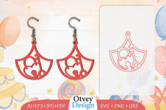 Birthday Earrings Lasercut SVG Bundle 22 - CraftNest - Digital Crafting and Art