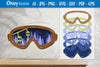 Mountain Scene Goggles Layered Lasercut SVG Bundle