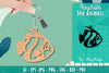 Keychain Sea Animals Lasercut SVG Bundle
