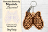 Butterfly Mandala Keychain SVG Bundle