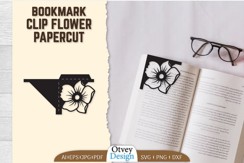 Corner Bookmark Papercut SVG Bundle 7 - CraftNest - Digital Crafting and Art