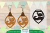St Patrick's Day Earring Lasercut SVG Bundle