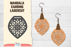 Earring Mandala Lasercut SVG Bundle 70 - CraftNest - Digital Crafting and Art