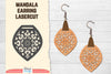 Earring Mandala Lasercut SVG Bundle