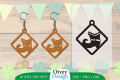 St Patrick's Day Earring Lasercut SVG Bundle 41 - CraftNest - Digital Crafting and Art