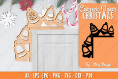 Christmas Corner Door SVG Bundle 26 - CraftNest - Digital Crafting and Art