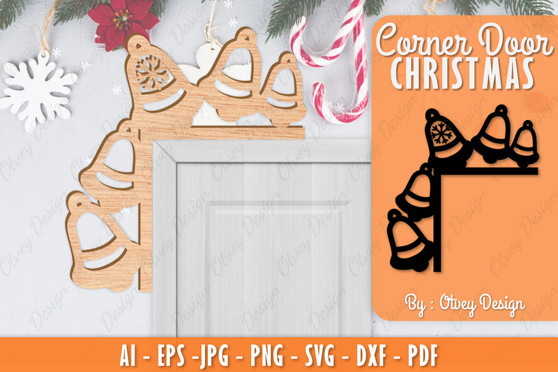 Christmas Corner Door SVG Bundle 26 - CraftNest - Digital Crafting and Art