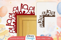 Door Corner Valentine Lasercut SVG Bundle 9 - CraftNest - Digital Crafting and Art